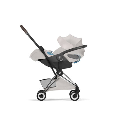 Carrinho De Bebê Cybex Coya Lux Style Collection Chrome / City Grey - Travel System Completo Desde o Nascimento