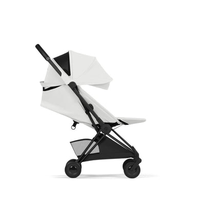 Carrinho De Bebê Cybex Coya Lux Style Collection Matte Black / Off White - Conforto Inteligente em Todas as Estações