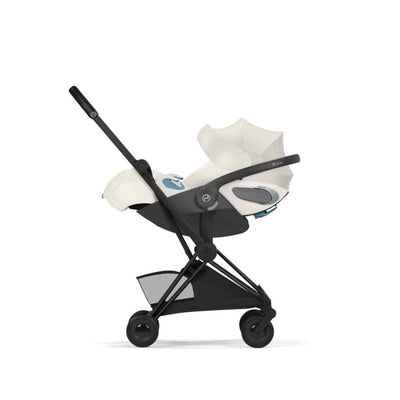 Carrinho De Bebê Cybex Coya Lux Style Collection Matte Black / Off White - Travel System Completo Desde o Nascimento