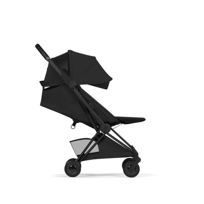 Carrinho De Bebê Cybex Coya Lux Style Collection Matte Black / Sepia Black - Conforto Inteligente em Todas as Estações