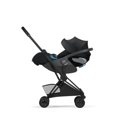Carrinho De Bebê Cybex Coya Lux Style Collection Matte Black / Sepia Black - Travel System Completo Desde o Nascimento